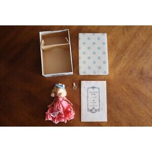 Nancy Ann Storybook Doll #127 Merry Little Maid Org Box Paper UNATTACHED Tag